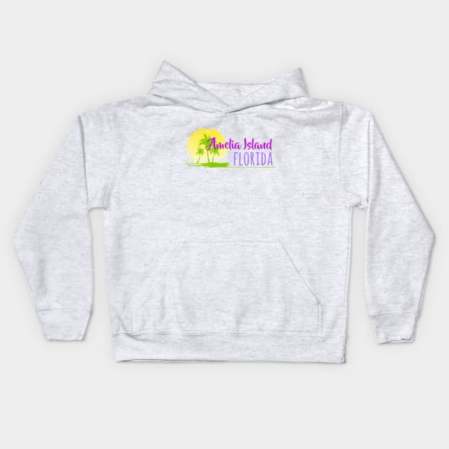 Life's a Beach: Amelia Island, Florida Kids Hoodie by Naves